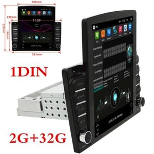 Reproductor multimedia de MP5 de 10,1 pulgadas 1DIN Android 8,1 GPS cuatro núcleos radio estéreo para automóvil - Imagen 1 de 12