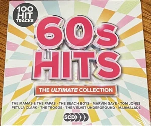 VARIOUS "60'S HITS THE ULTIMATE COLLECTION" BRAND NEW 2017 UK 5CD ALBUM IMPORT - Picture 1 of 2