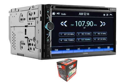 DS18 6.9" Double-Din Car Bluetooth DVD CD AUX/USB/SD Player Mirror Link Stereo 7 - Image 1 of 4