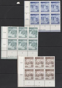 East Germany (DDR) 1953 International Cycle Race set of 3, SW Blocks of 6, MNH - Picture 1 of 1