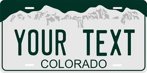 Colorado Green Personalized Custom License Plate Car Motorcycle Bike Magnet - Picture 1 of 3