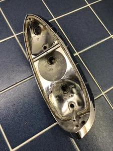 Vintage VW Type 3 Tail Light Bulb Holder Bezel Chrome 1961-1969 Notch Square etc - Picture 1 of 6