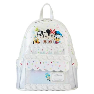 Loungefly Disney100 Celebration Cake Mini Backpack NWT - Picture 1 of 7