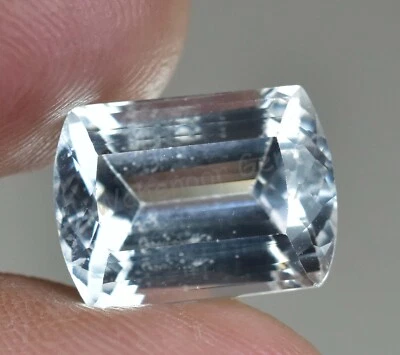 11.05 Ct Natural White Colorless Goshenite Flawless  Certified Gemstone - Image 1 of 4
