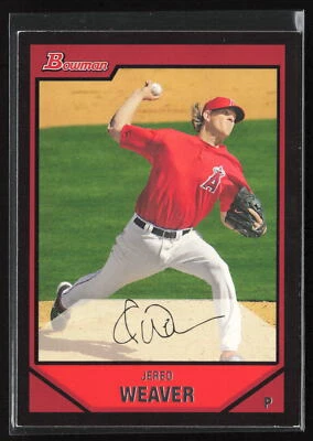 2007 Bowman #4 Jered Weaver      Card - Image 1 of 2