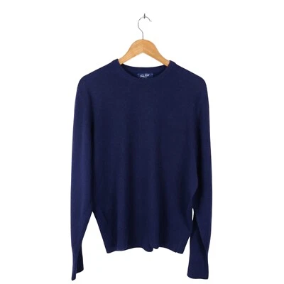 Peter Scott Herren Pullover blau Lammwolle Größe 42 - mit Mängeln - Bild 1 von 4