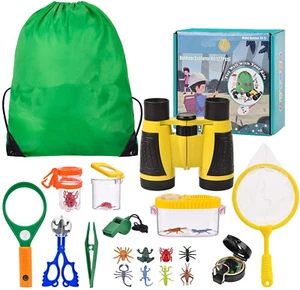 Outdoor Explorer Kit Gifts Toys,Kids Binoculars Set,Outdoor Exploration Set,Best - Picture 1 of 7