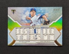 2018 Topps Triple Threads Baseball Relic  JACOB DEGROM Silver /27 METS #TTR-JDE2