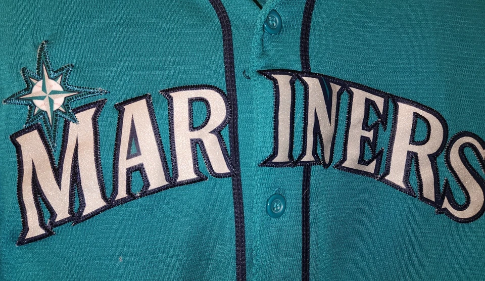 Camiseta deportiva Seattle Mariners Youth Majestic Cool Base réplica - talla L; canoa #22 Foto 1 de 4