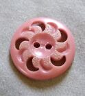 Vintage Textured Plastic Button Free US Shipping.