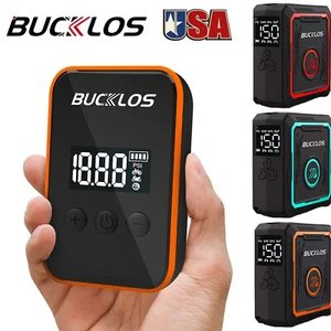 Electric Bicycle Air Pump Mini E-Pump Rechargeable Compressor Tire Gauge Display - Picture 1 of 11