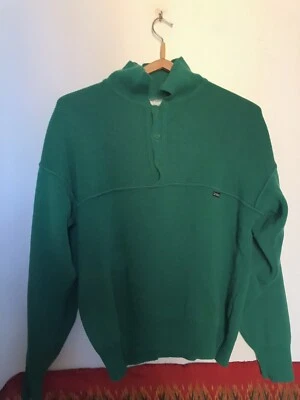 seltener grüner Pullover LE MINOR Vintage Gr. 2 - Bild 1 von 4