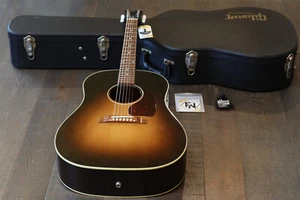 2015 Gibson J-45 True Vintage Acoustic/ Electric Guitar Vintage Sunburst + OHSC - Picture 1 of 21