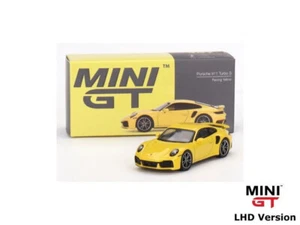 Mini-GT 1/64 Porsche 911 Turbo S Racing Yellow MGT00497-L - Imagen 1 de 1
