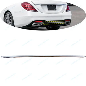 Rear Bumper Molding Cover Trim For Mercedes Benz S Class S450 300 W222 2018-2019 - Picture 1 of 4