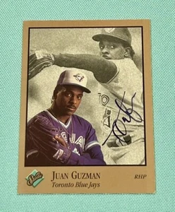 Juan Guzman 1992 Studio Rookie Signature Signed Autograph AUTO RC TTM Leaf - Picture 1 of 3