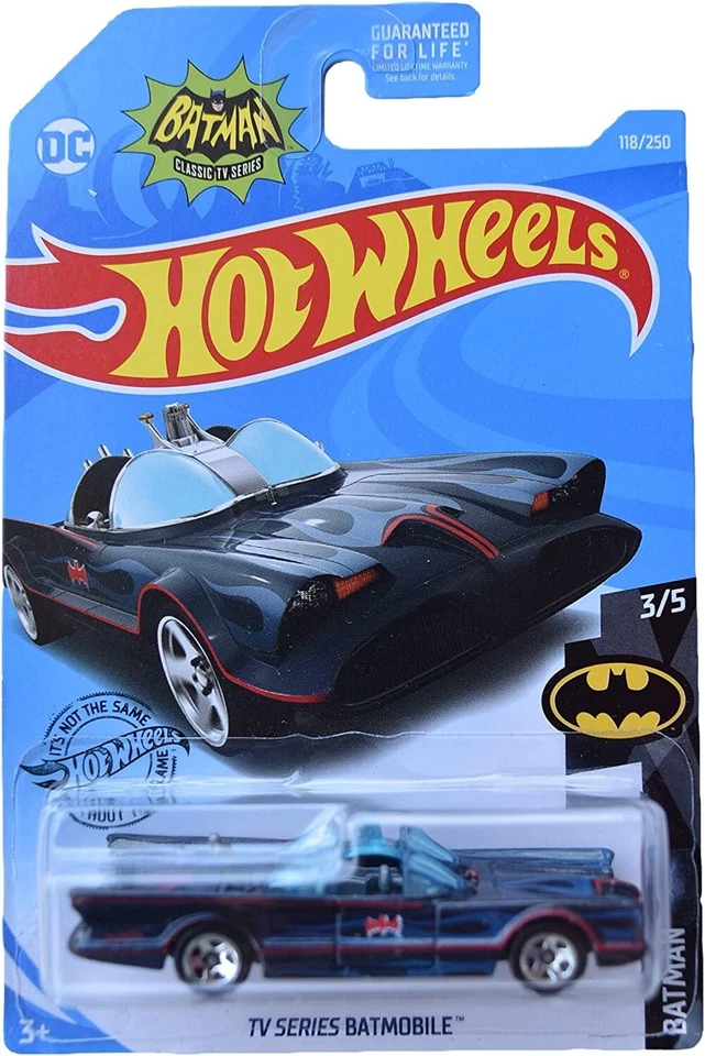 2021 HOT WHEELS - TV Series Batmobile - Batman 3/5 Blue - Image 1 of 1