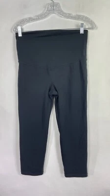 GapFit Womens Maternity Spandex Leggings Black Size Small Hidden Pocket          - Image 1 of 4