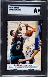 2003 SI SPORTS ILLUSTRATED FOR KIDS LEBRON JAMES ROOKIE RC #264 SGC A (2) - Imagen 1 de 2
