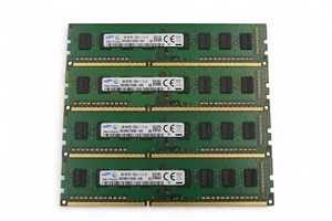 Lote de 4 x Samsung 4GB DDR3 RAM 1600MHz PC de escritorio PC3-12800U M378B5173EB0-CK0 - Imagen 1 de 5