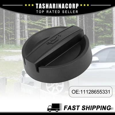 Fit for BMW 320i 2001-2015 Oil Filter Cap Cover Plastic Black 11128655331 1/lot - Image 1 of 4