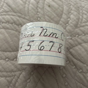 Benson Handwriting Desk Strips English Cursive New - Picture 1 of 3