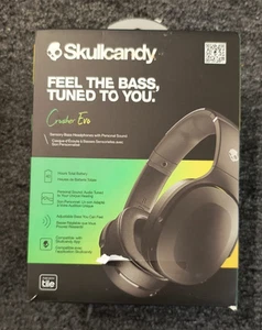 Skullcandy Crusher Evo Wireless Over-Ear Headset - True Black, Slightly Used, C1 - Zdjęcie 1 z 3