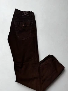 Jeans True Religion nero uomo 33 gamba dritta classico denim - Foto 1 di 7