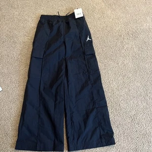 NWT Jordan Big Kids' Double Cargo Woven Pants Black Size Large - Picture 1 of 5