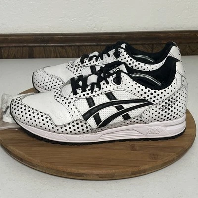 Zapatos para correr Asics Tiger Gel Saga Keisei para mujer blancos negros a lunares talla 10 Foto 1 de 4