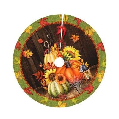 Falda Árbol Otoño 48 Pulgadas, Acción de Gracias Halloween Árbol de Navidad Faldas  Foto 1 de 4