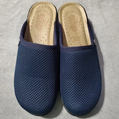 Zuecos de malla azul antichoque Fly Flot para mujer EU37 US 6,5 USADOS EN EXCELENTE ESTADO Italia Foto 1 de 4