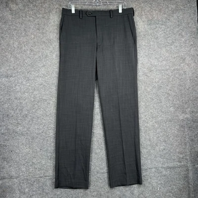 Chaps Pants Mens 32x32 Gray Straight Leg Total Comfort Business Stretch - Image 1 of 4