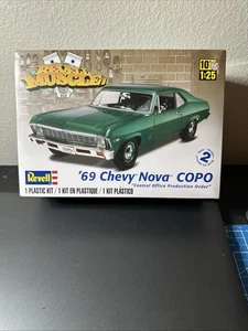Revell '69 Chevy Nova COPO kit modellino scala 1:25 # 85-4274 kit sigillato in fabbrica - Foto 1 di 7