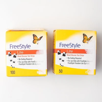 FreeStyle Lite Glucose Test Strips 50 & 100 Count EXPIRED - Image 1 of 4