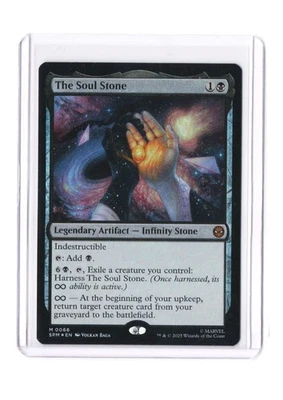 The Soul Stone FOIL MTG Spiderman 0066 Mythic Rare Card NM - Image 1 of 4