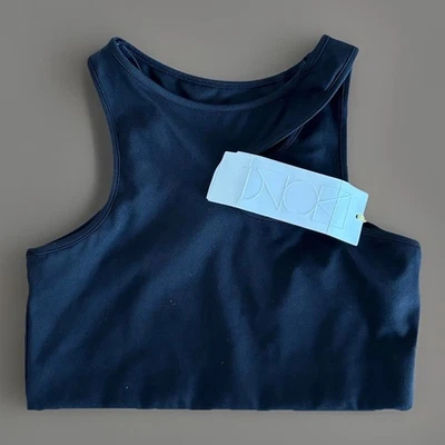 H&M MOVE Black Sports Bra Size S Sporty Dance Yoga Athleisure Gym Minimalist NWT - Image 1 of 4