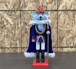 Mouse King 15” Nutcracker With Blue And Red Cape - Picture 1 of 8