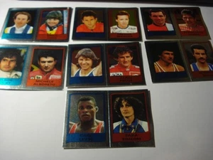 LOT OF 7 FOIL FIGURES 1986 SUPERSPORT PANINI NEW AND DIFFERENT LEWIS PIQUET STENMARK - Picture 1 of 6