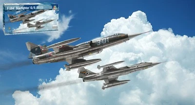 KIT MODELLINO AEREO ITALERI F-104G RECCE UPGRADED EDITION MODELLISMO SCALA 1:32 - Immagine 1 di 4