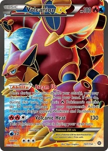 Volcanion EX - 107/114 - Pokemon Steam Siege XY Ultra Rare Card NM - Picture 1 of 1