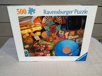 Ravensburger  Hello Vinyl Andrea Tilk  500 Piece Jigsaw Puzzle  New Sealed 2024 - Image 1 of 4