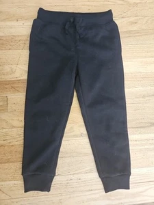 The Childrens Place Black Sweatpants Size Small 5/6 Elastic Drawstring Waist NWT - Picture 1 of 6
