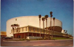 c1950s ST. PETERSBURG Florida Postcard "BAYFRONT CENTER" Auditorium Arena Unused - Picture 1 of 2
