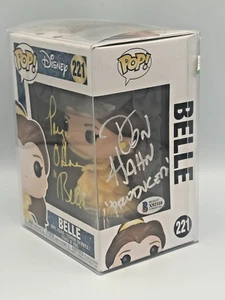 Paige O'Hara + don Disney La Bella e la Bestia Belle #221 firmato Funko Pop Beckett - Foto 1 di 7