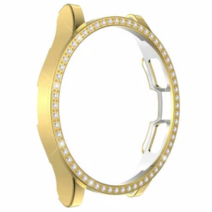 PC Bling Diamond Bumper Case Cover For Samsung Galaxy Watch 4 40mm 44mm - Picture 1 of 18