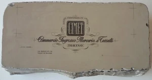 LITHOGRAPHIC STONE OF THE COMPANY CIMET COMM. WHOLESALE MERCHANDISE & FABRICS TORINO - Picture 1 of 4