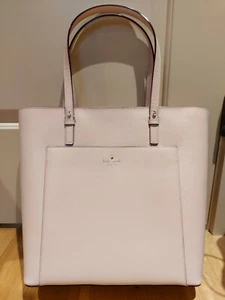 New Kate spade New York Grand Street Sadie Leather Large Tote Warmvellum $338 - Picture 1 of 12