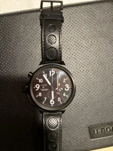U-Boat Flightdeck Men's Automatic Chronograph Watch w/ Carbon Dial 7750/50mm - Picture 1 of 5