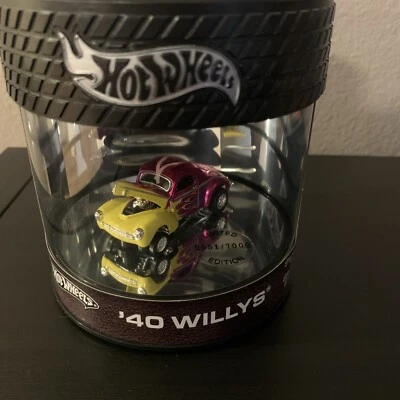 LATA DE ACEITE SERIE STREET ROD HOT WHEELS - 40 WILLYS CUPÉ AMARILLO/PÚRPURA LIMITADA Foto 1 de 4